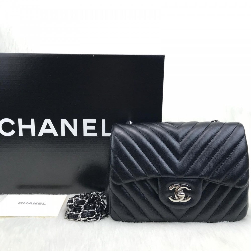 CHANEL  MINI CHEVRON BAG 1.55