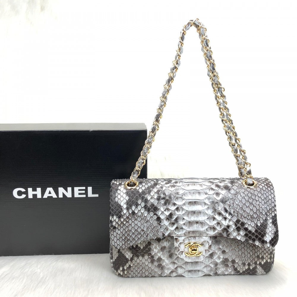 CHANEL FLAP BAG PHYTON 2.55