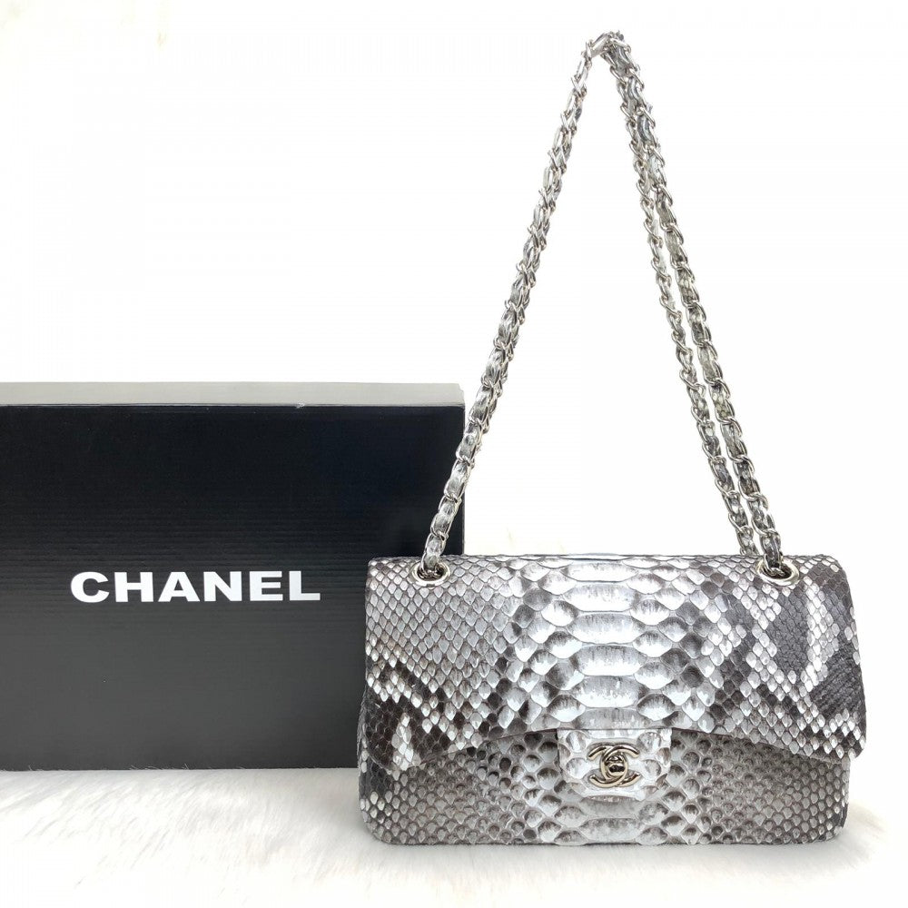 CHANEL FLAP BAG PHYTON 2.55
