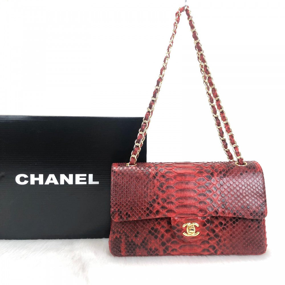 CHANEL FLAP BAG PHYTON 2.55