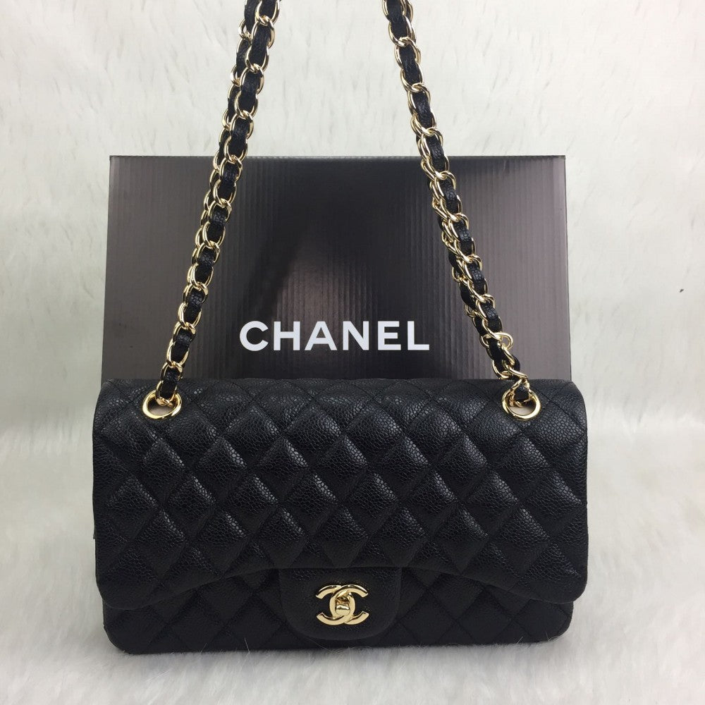 chanel-caviar-flap-bag-2-55-medium-black-gold2