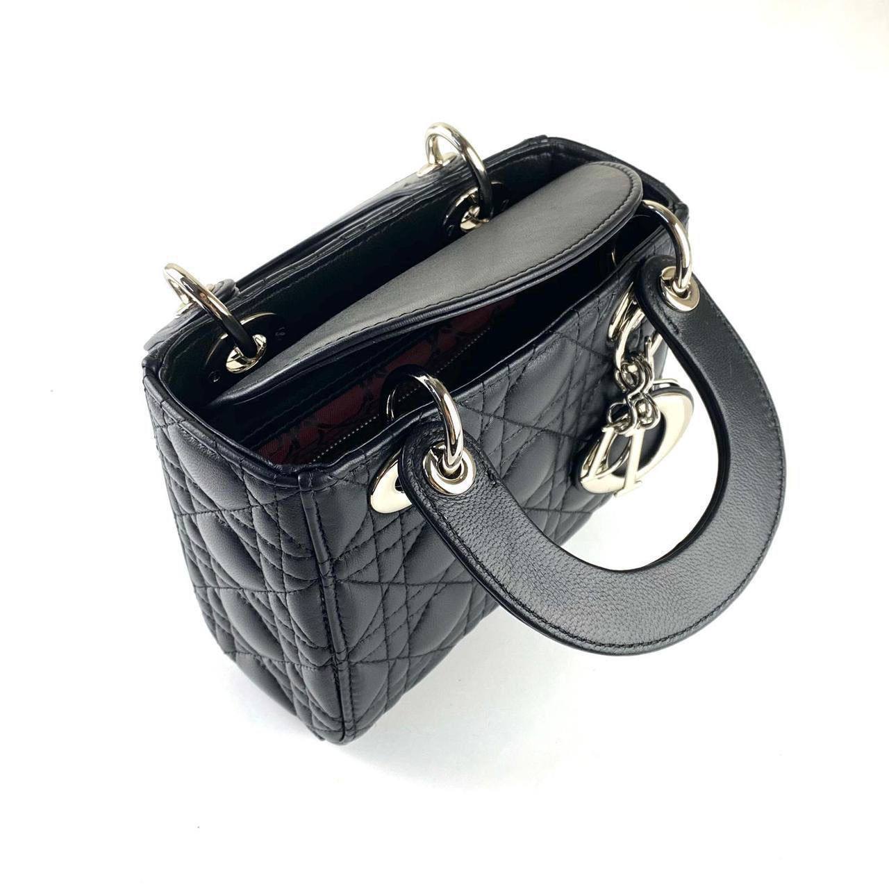 Christian Dior Mini Lady Dior Bag inside cover