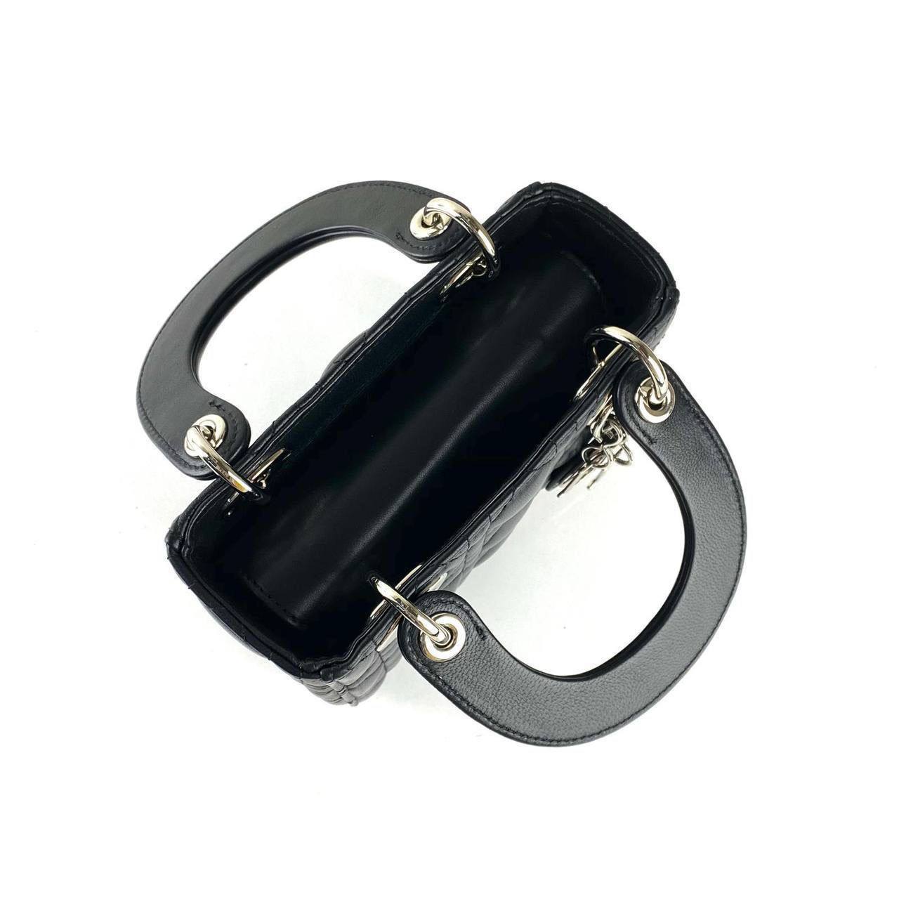 Christian Dior Mini Lady Dior Bag inside up