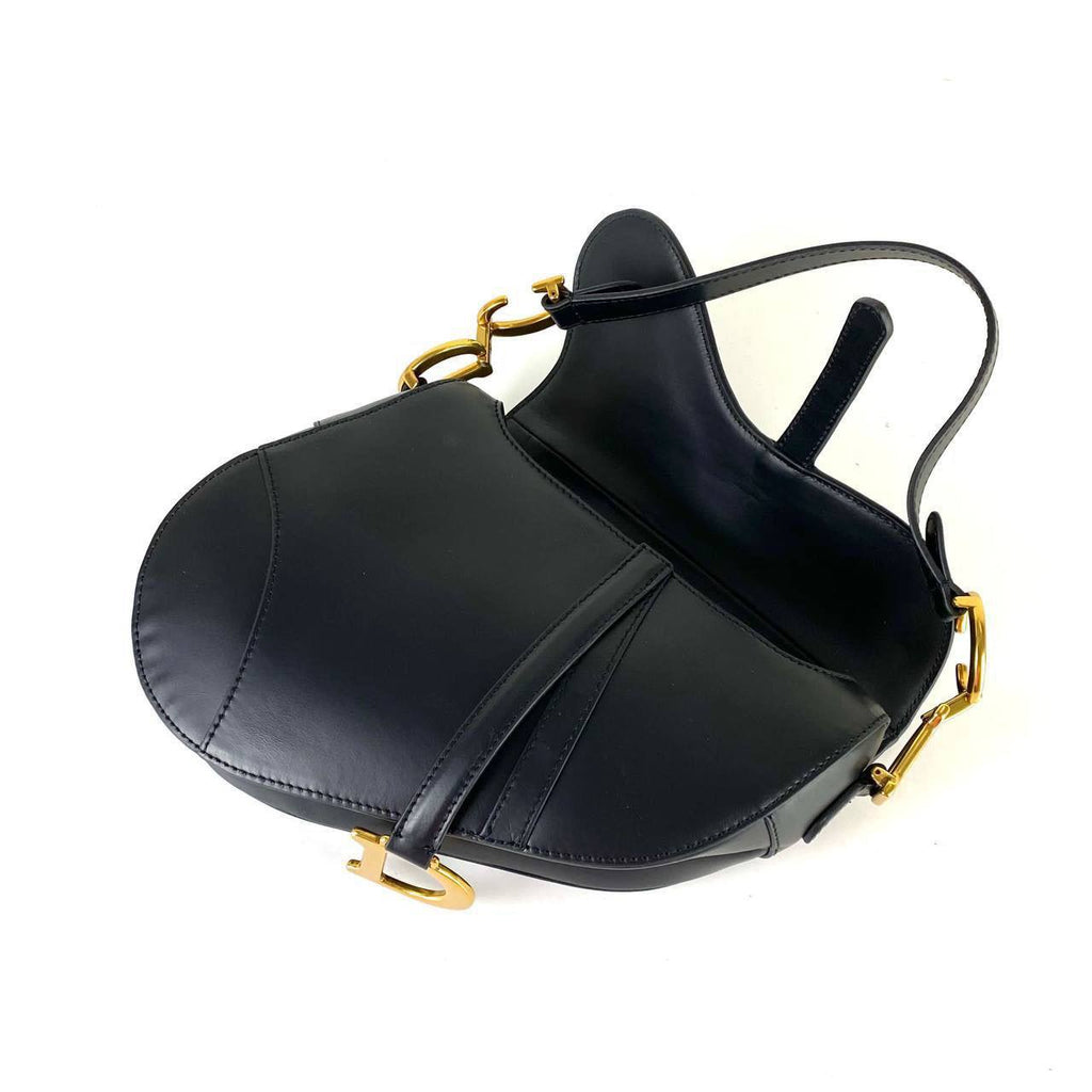 Christian Dior Saddle Bag Calfskin opened