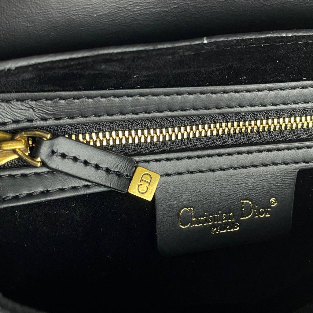 Christian Dior Saddle Bag Calfskin zip