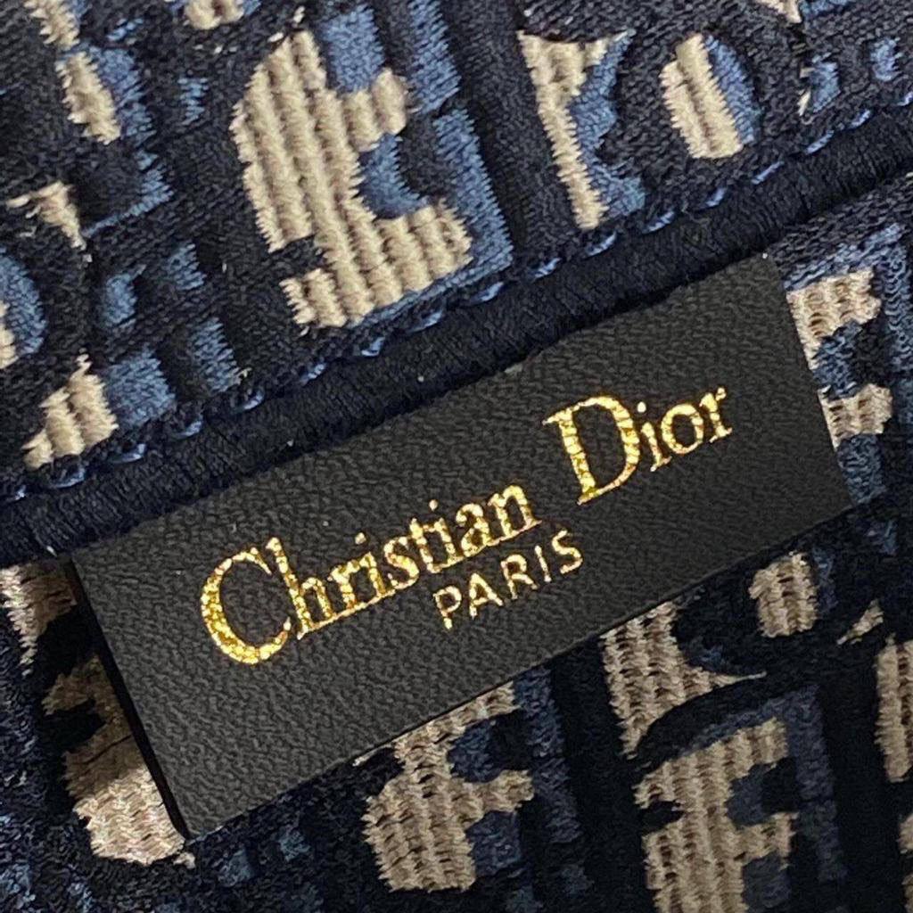 Christian Dior Large Dior Book Tote Oblique brand inside