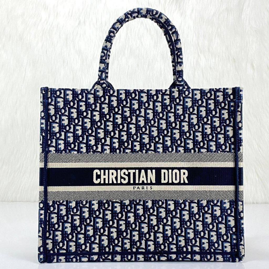 Christian Dior Large Dior Book Tote Oblique front