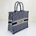 Christian Dior Large Dior Book Tote Oblique side