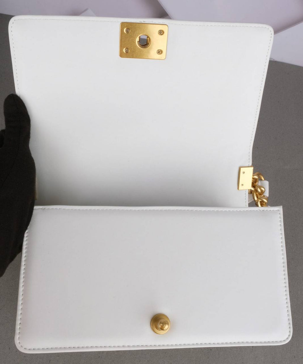 Chanel Chain Boy Chevron opened