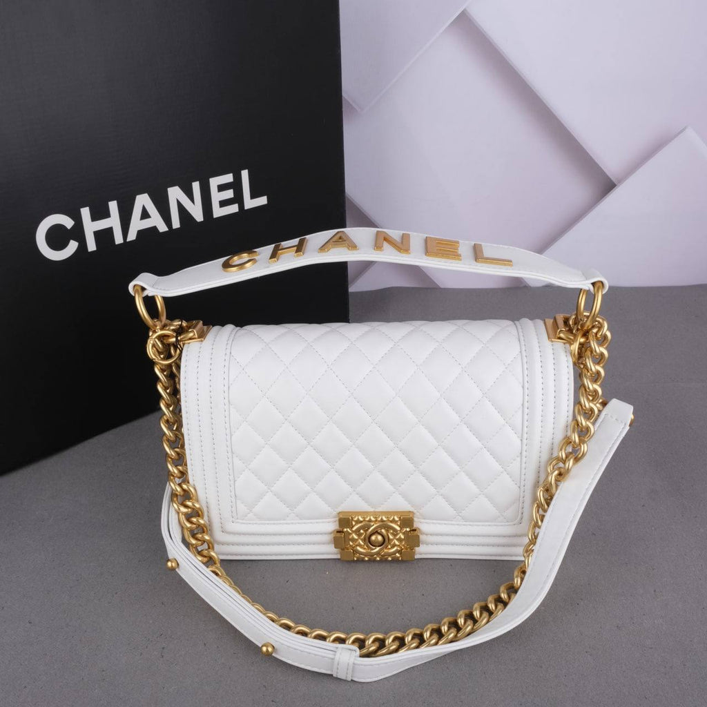 Chanel Chain Boy Chevron with complete strap