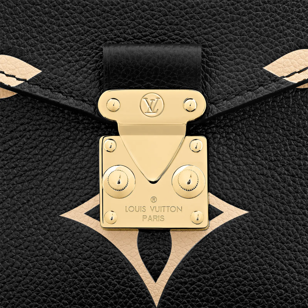 LV_Pochette_Metis_Bicolor_Monogram_Empreinte_Leather_Black_Detail view