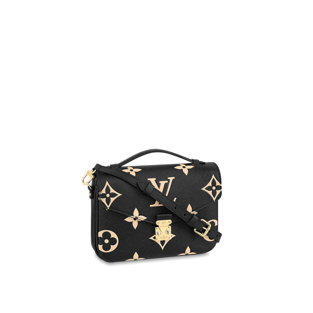 LV_Pochette_Metis_Bicolor_Monogram_Empreinte_Leather_Black_Front view