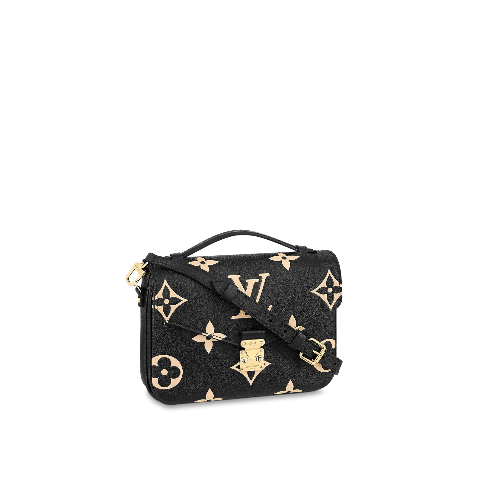LV_Pochette_Metis_Bicolor_Monogram_Empreinte_Leather_Black_Front view