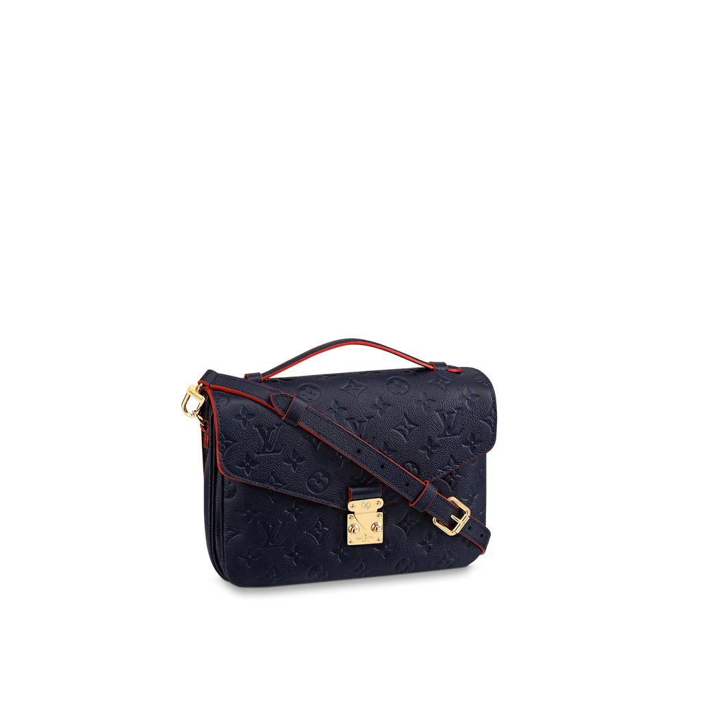 LV_Pochette_Metis_Monogram_Empreinte_Leather_Black_Rouge_Front view