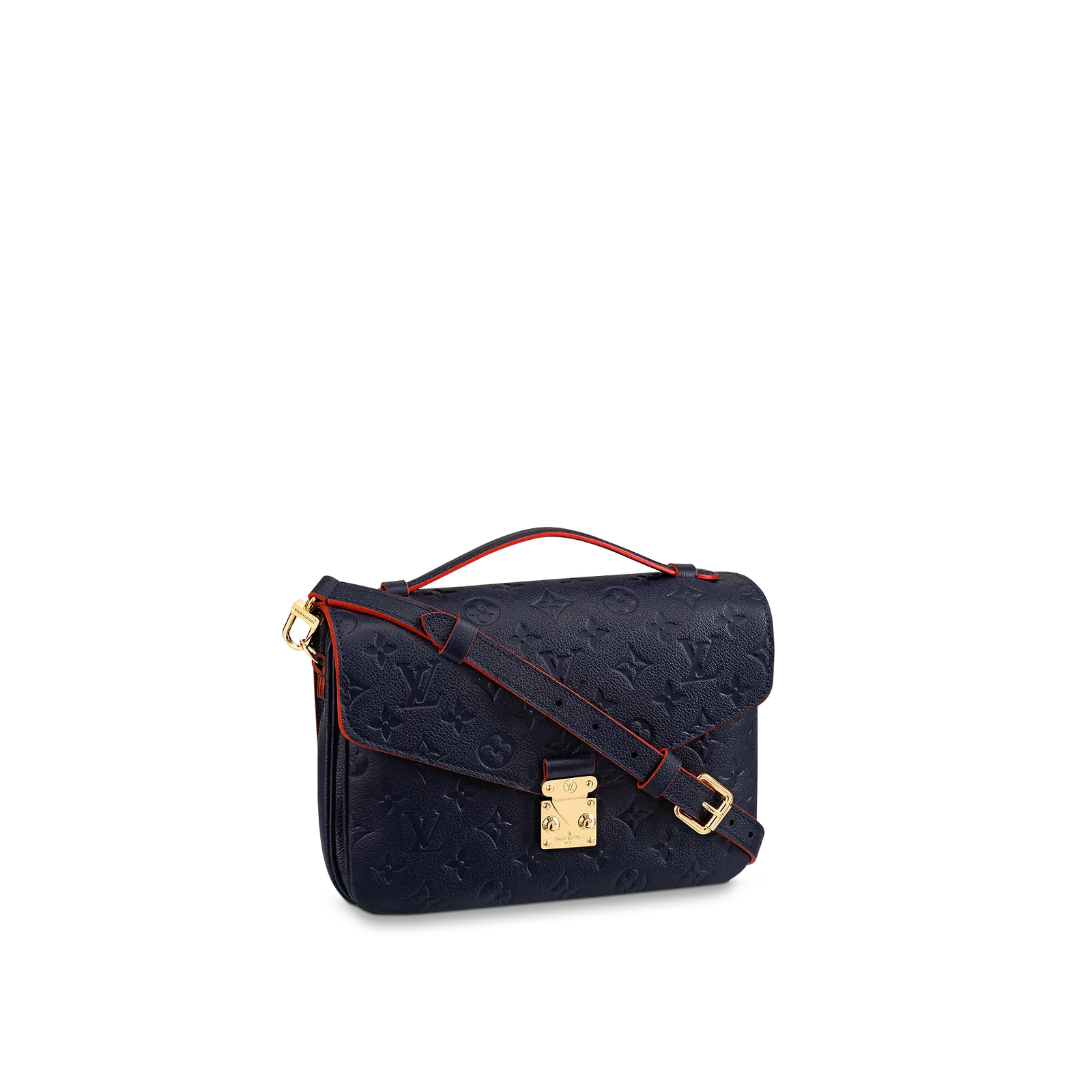 LV_Pochette_Metis_Monogram_Empreinte_Leather_Black_Rouge_Front view