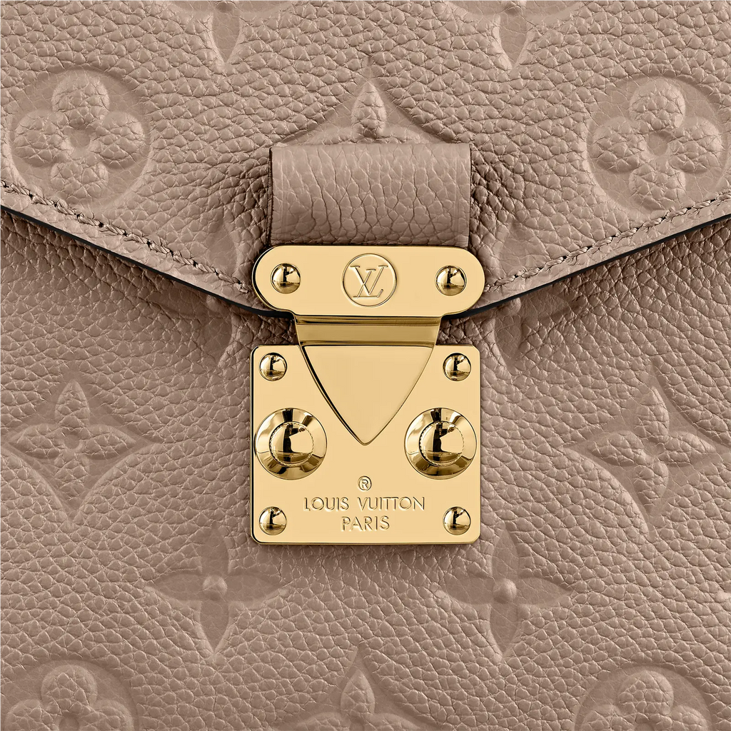 LV_Pochette_Metis_Monogram_Empreinte_Leather_Black_Rouge_Tourterelle_Detail view