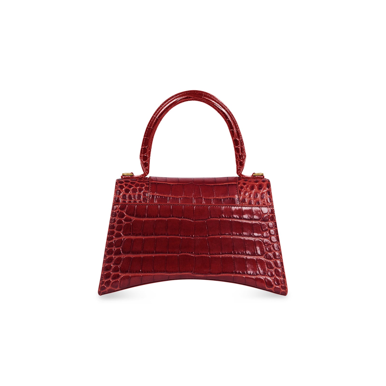hourglass_small_handbag_crocodile_embossed_dark_red_gold_back