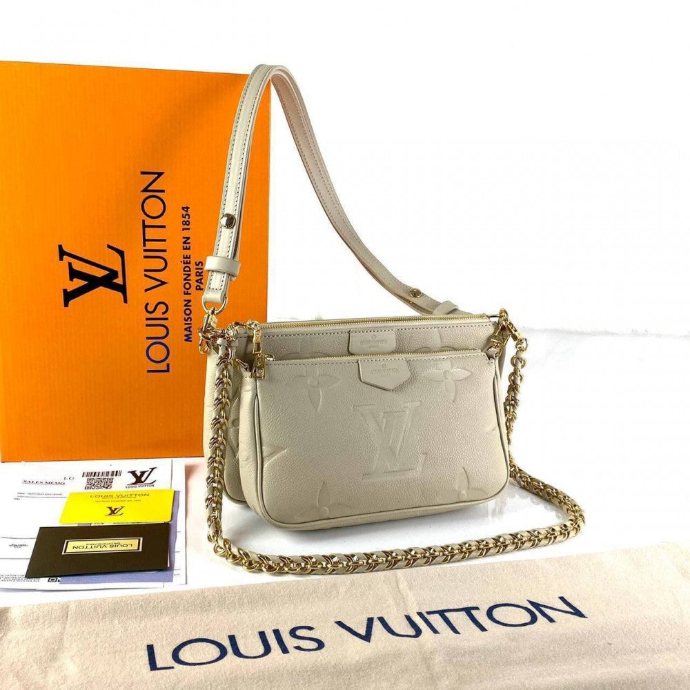 Louis Vuitton Multi Pochette Accessoires Cream 1
