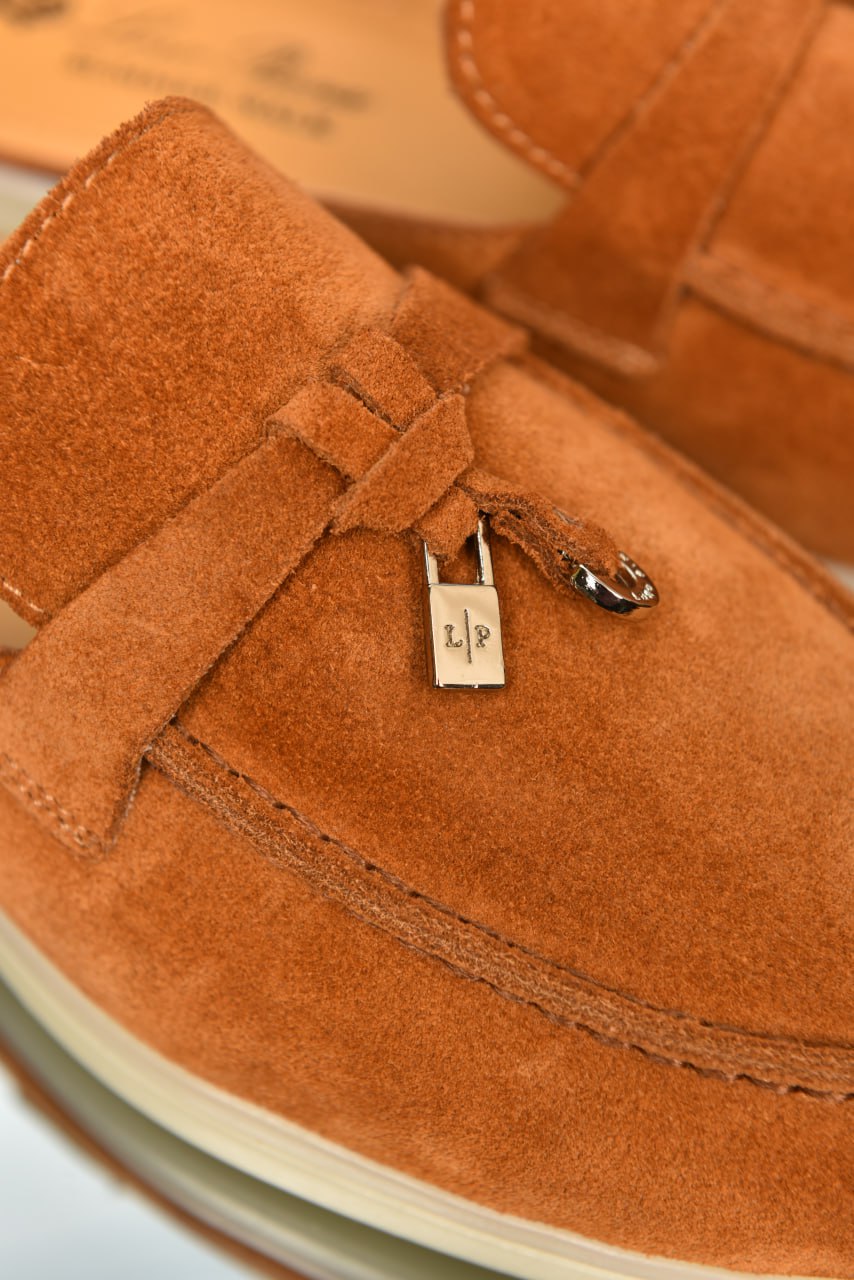 Premium Suede Babouche Charms Walk Loafers - Available in Various Colors
