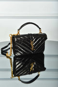 College Mini in Shiny Leather, Premium Designer Style Women’s Bag – High Quality, Elegant Fashion Accessory