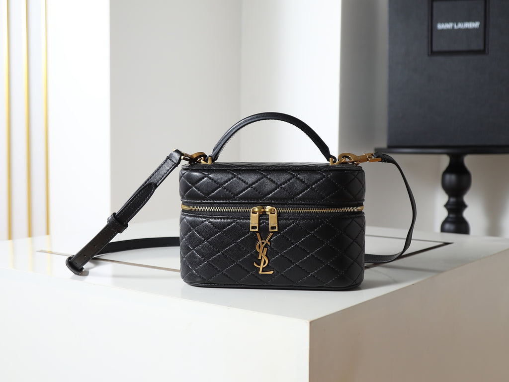 Mini Gaby Bag | Premium Lambskin Leather | Gold Hardware