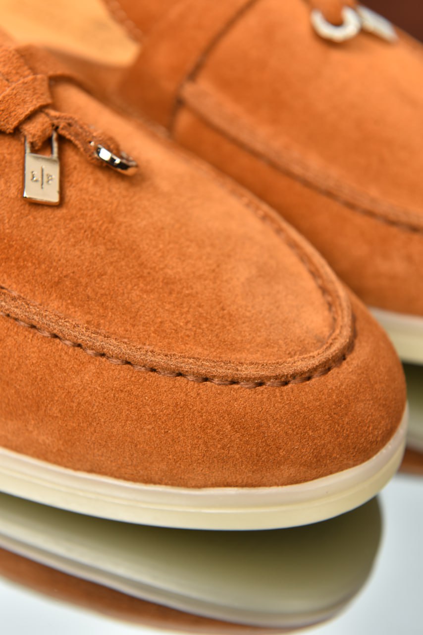 Premium Suede Babouche Charms Walk Loafers - Available in Various Colors