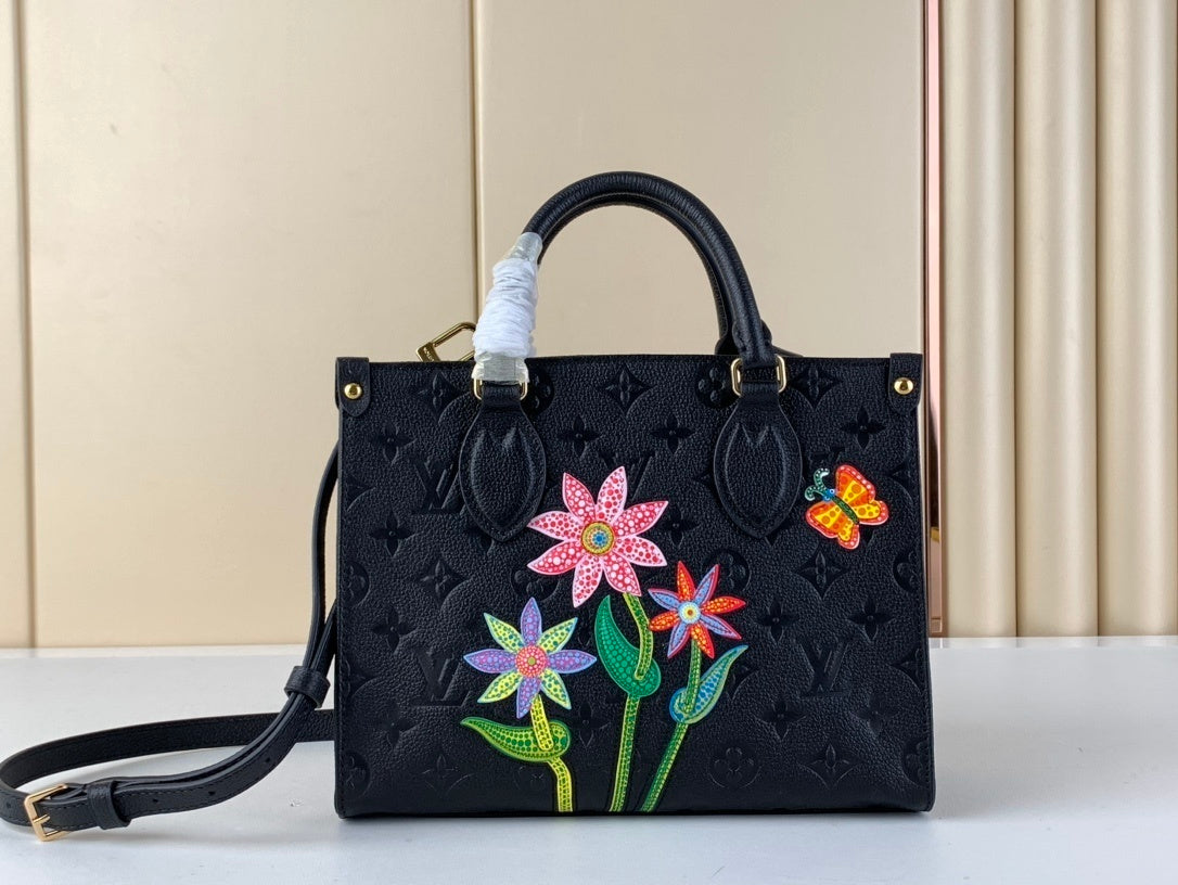 Onthego Geometric Double-Handle Bag