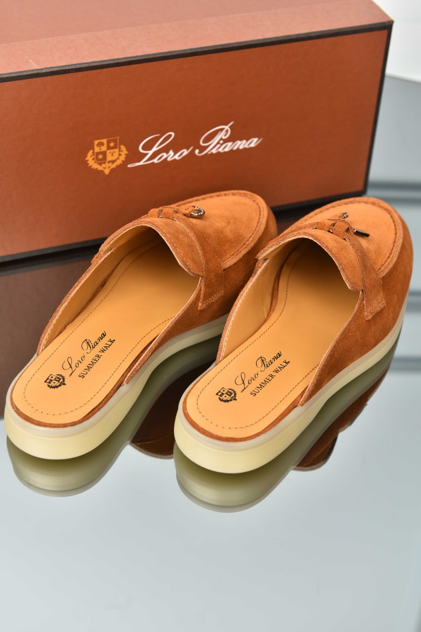 Premium Suede Babouche Charms Walk Loafers - Available in Various Colors