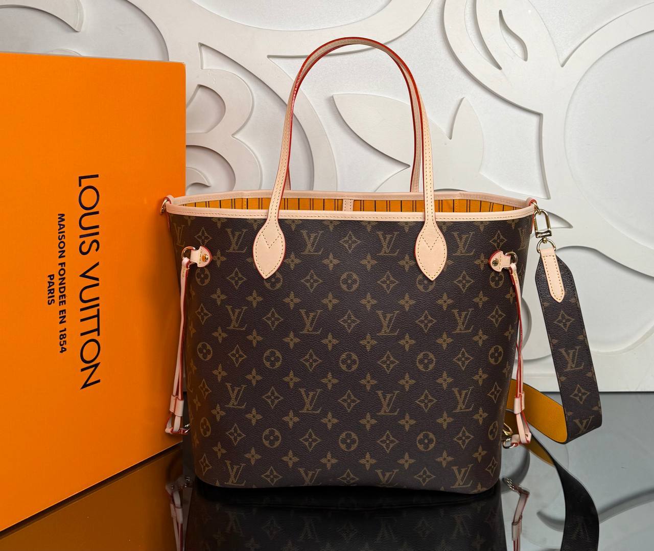 Neverfull Inside Out MM Premium Designer Style Women’s Bag – High Quality, Elegant Fashion Accessory