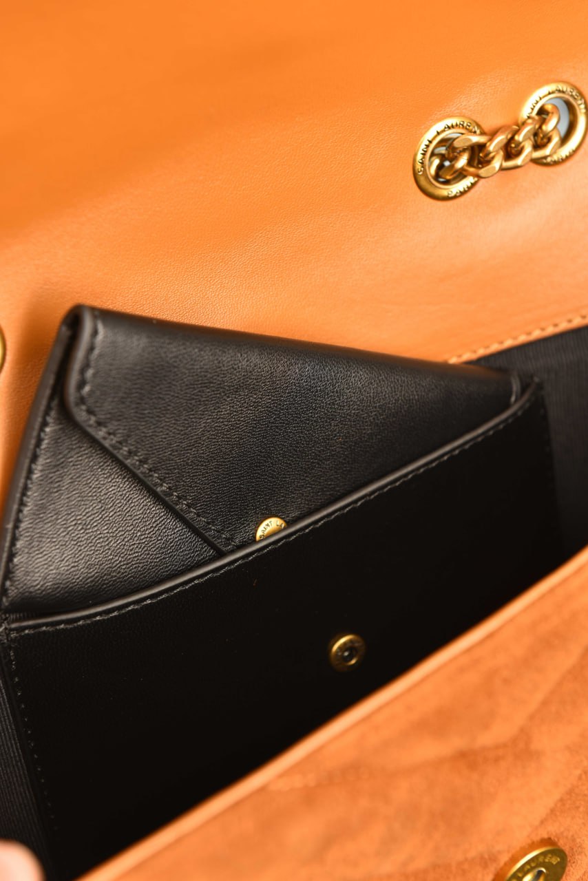 Loulou Small Bag | Suede Leather | Y-Quilted Design