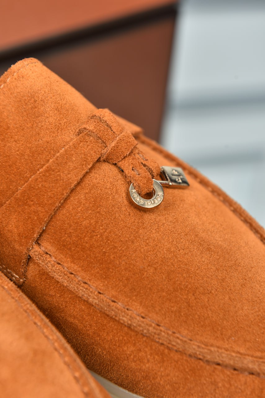Premium Suede Babouche Charms Walk Loafers - Available in Various Colors
