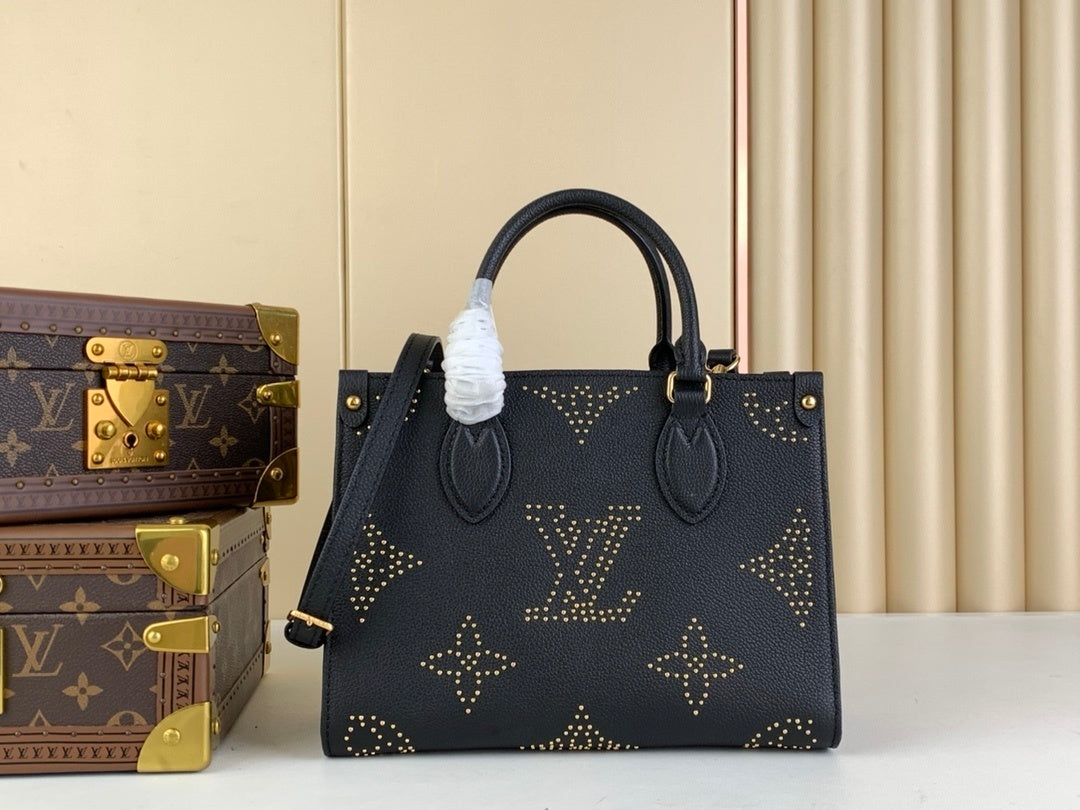 Onthego Geometric Double-Handle Bag