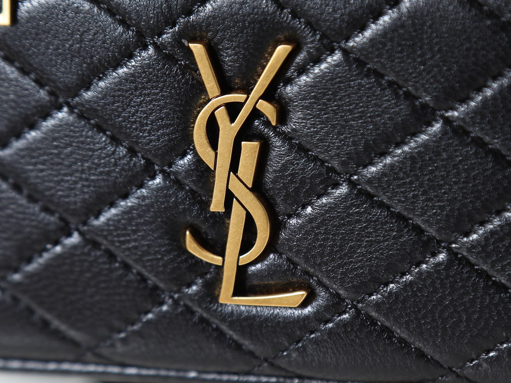 Mini Gaby Bag | Premium Lambskin Leather | Gold Hardware