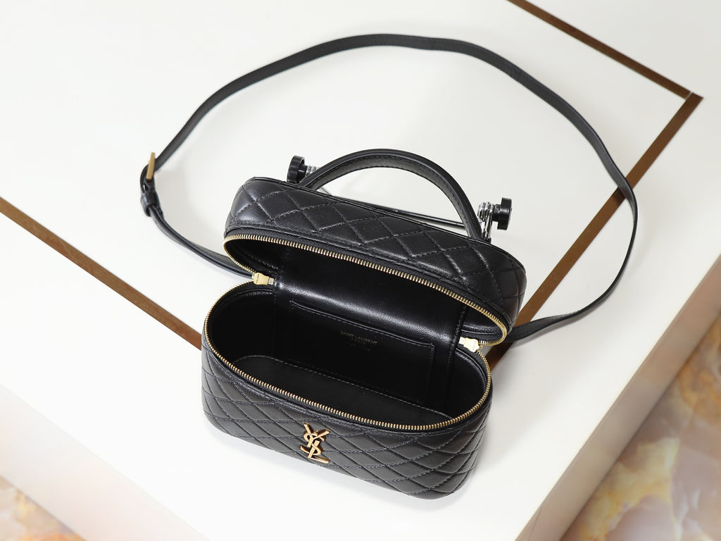 Mini Gaby Bag | Premium Lambskin Leather | Gold Hardware