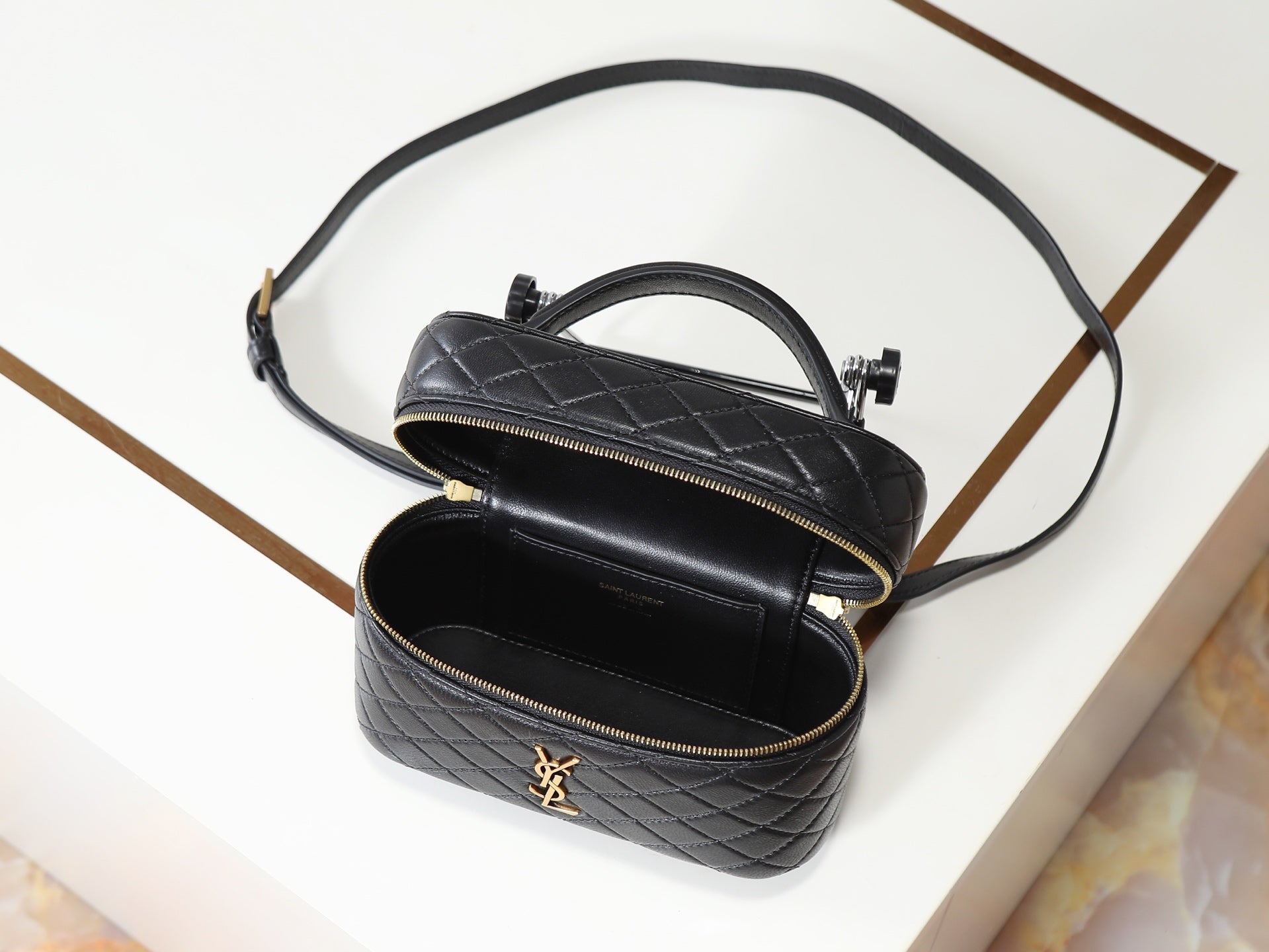 Mini Gaby Bag | Premium Lambskin Leather | Gold Hardware