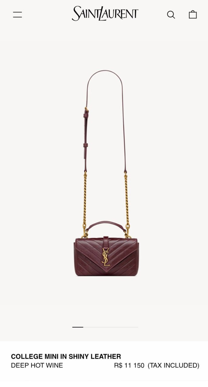 College Mini in Shiny Leather, Premium Designer Style Women’s Bag – High Quality, Elegant Fashion Accessory