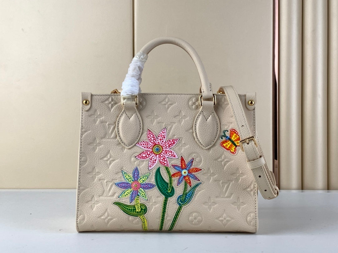 Onthego Geometric Double-Handle Bag
