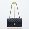 Classic Flap Bag 2.55 Medium | Quilted Leather | Gold Chain Strap