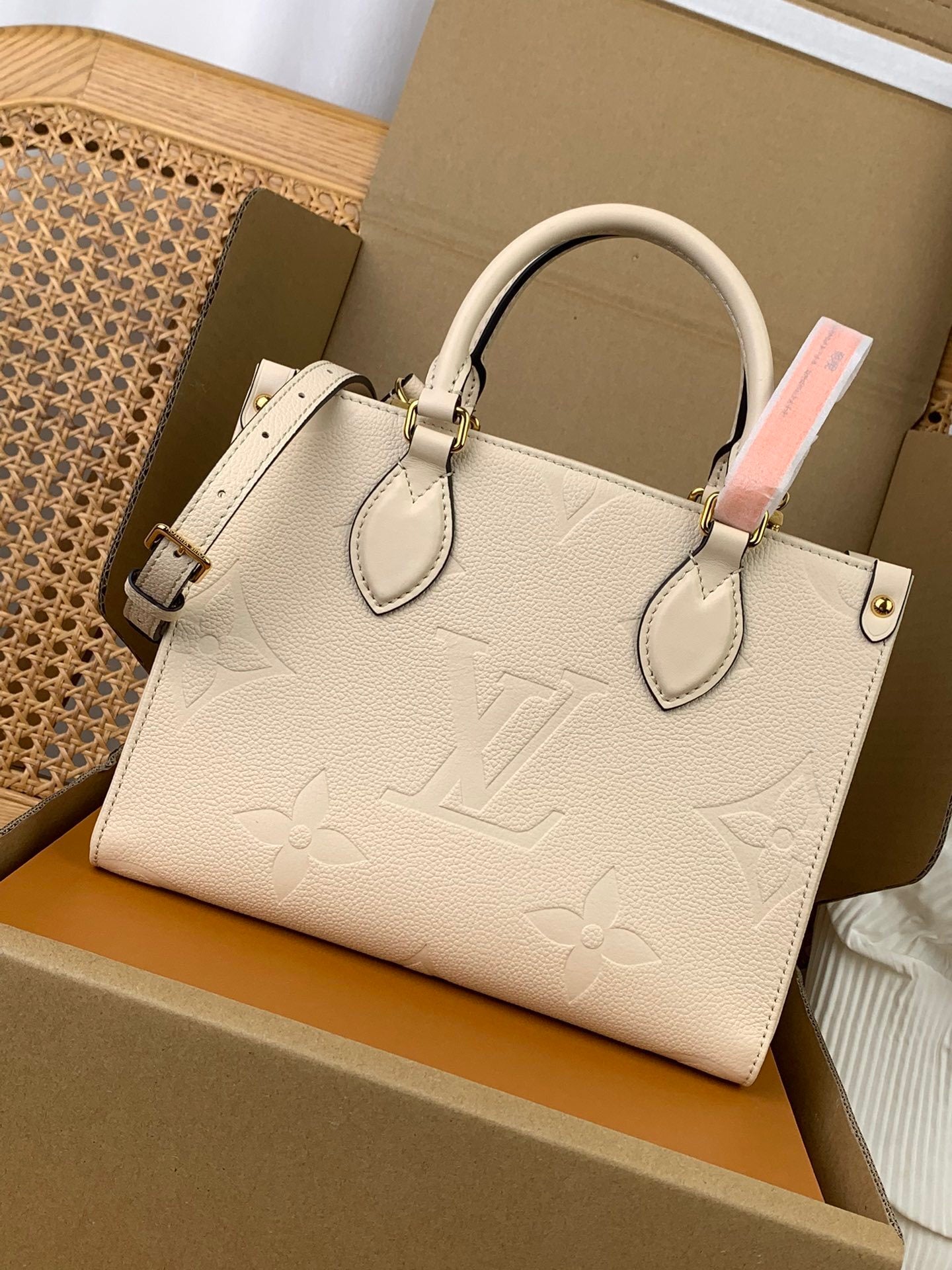 Onthego Geometric Double-Handle Bag